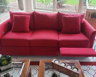 Electric foot on each end of sofa