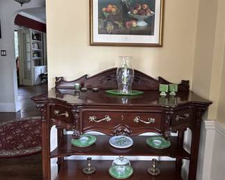 Antique Wood Sideboard