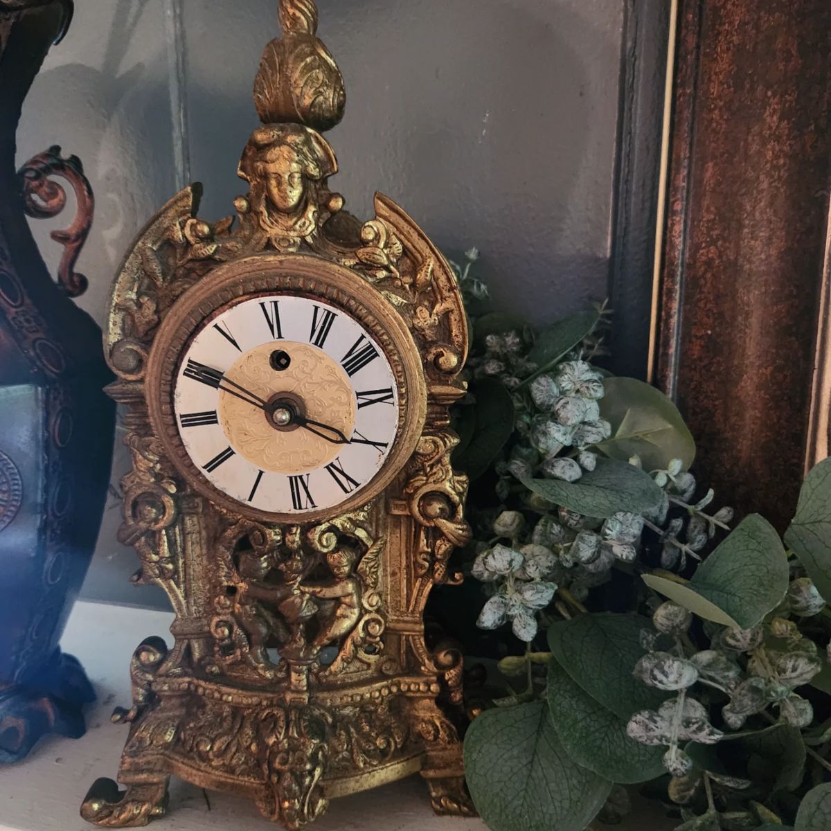 Vintage Bronze clock