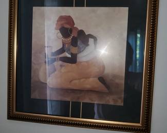 African influenced art prints