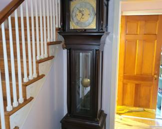 european antique grandfather clock