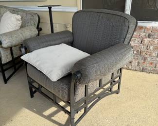 Outdoor iron chair