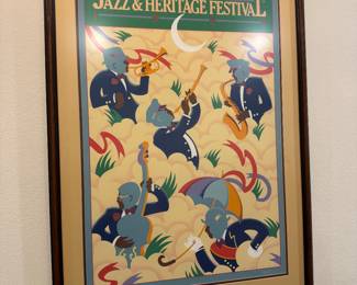 1982 New Orleans Jazz Festival Poster