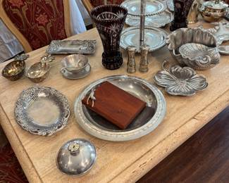 Pewter Serving Pieces