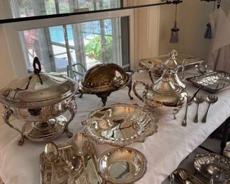 Silver Serving Pieces 