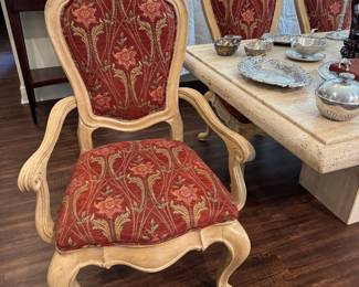 4 Custom Upholstered Chairs 