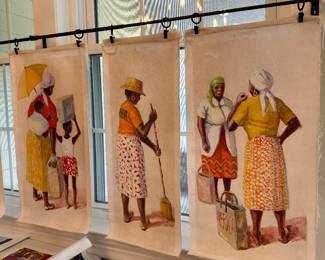 African Painting on Canvas 