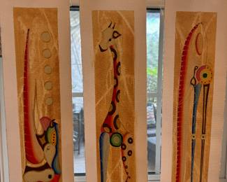 African Painting on Canvas