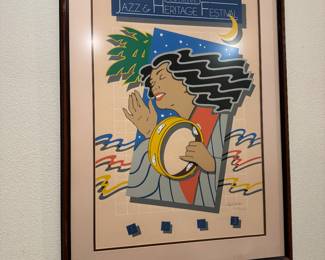 1983 New Orleans Jazz Festival Poster