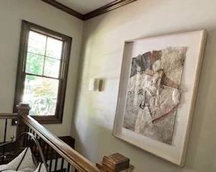 Karl Mann Mixed Media, signed framed and matted art. It's not for the small wall.