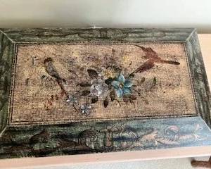 Top of decorative box.