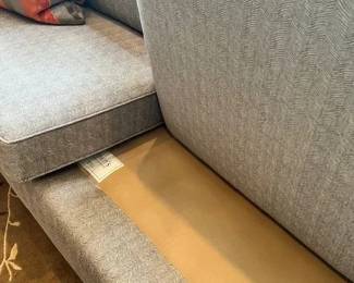 Under cushions (sunlight distortion, no stains)