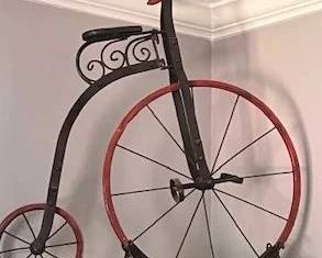 "Daughters of the American Revolution" metal bicycle replica. Large. 
