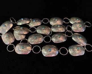 Sterling belt or makes a pretty necklace, lightweight priced at 495. sale price 247.50