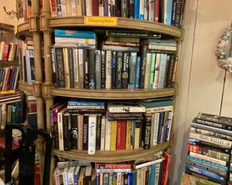 Large book collection on the movie business, Hollywood biographies, movie production and so much more - these shelves have been sold but all books available--