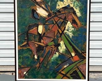 008 Don Quixote the Man from La Mancha Cowboy Riding a Horse