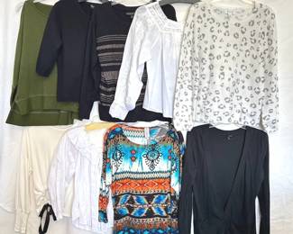 Long Short Sleeve Blouses 