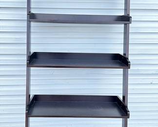 Dark Brown Ladder Shelving 