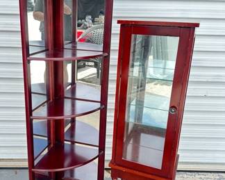 Corner Shelf Display Glass Display Cabinet