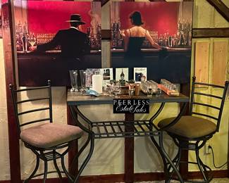 3 Piece Bar/Bistro Set - Bid 18. $120