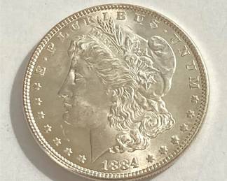 1884 - Morgan SIlver Dollar - BU / UNC