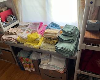 Vintage towels and linens