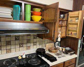 Tupperware, cast iron, more