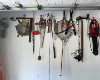 Tools, garage items