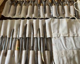 Henry Jones and Ashley Iles woodcarving tools