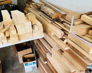 Wood for carvings-basswood, some walnut, and more