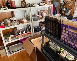 Records, decorative items, house hold