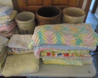 Blankets and crocks
