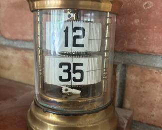1903 The Plato Clock - Flip Number Clock