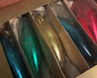 Assortment of Vintage Christmas Ornaments