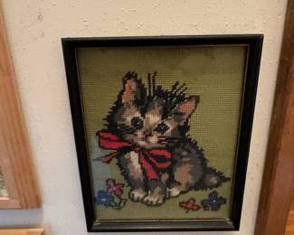 Completed CEWEC Needlepoint