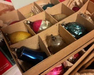 Assortment of Vintage Christmas Ornaments