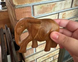 Hand Carved Teak Wood Elephant