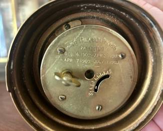 1903 The Plato Clock - Flip Number Clock