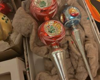 Assortment of Vintage Christmas Ornaments