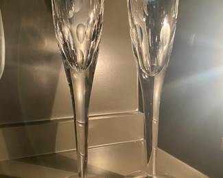 WATERFORD CHAMPAGNE FLUTES (JOHN ROCHA)