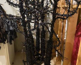LARGE HALLOWEEN LIGHT UP TREES