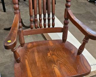 WOODEN ROCKING CHAIR