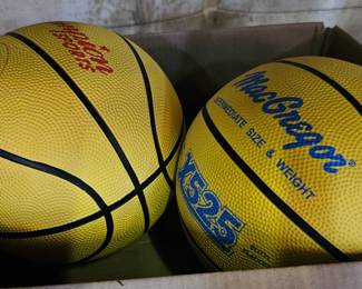 TWO BASKETBALLS