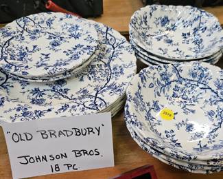 JOHNSON BROS OLD BRADBURY DISHES