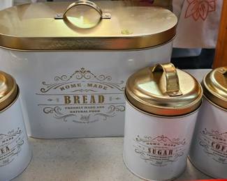 CANISTER AND BREAD BOX SET