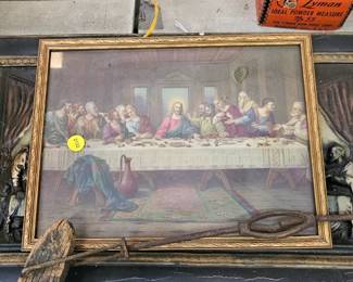 LAST SUPPER FRAMED PICTURE