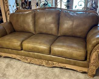Ashley Furniture Millennium 3 Seater Sofa, 94" w x 39" d x 41.5" h, $395. Complete 4-Piece Set, $950