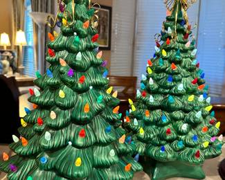 Vintage Ceramic Holland Mold Christmas Trees