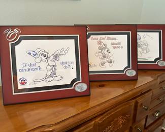 St. Pierre Framed Disney Illustrations