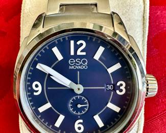 ESQ Movado ES.42.1.14.5635 Water Resistant 3ATM Watch - Works